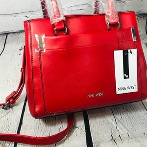 Brand new ruby red handbag